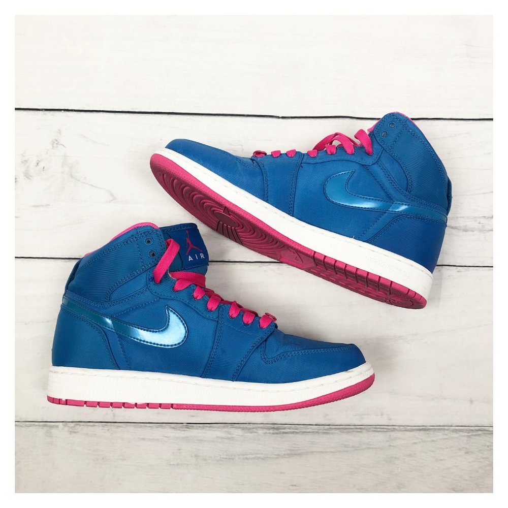 Girls Air Jordan 1 HI Strap (GS) 7Y - Picture 2 of 10